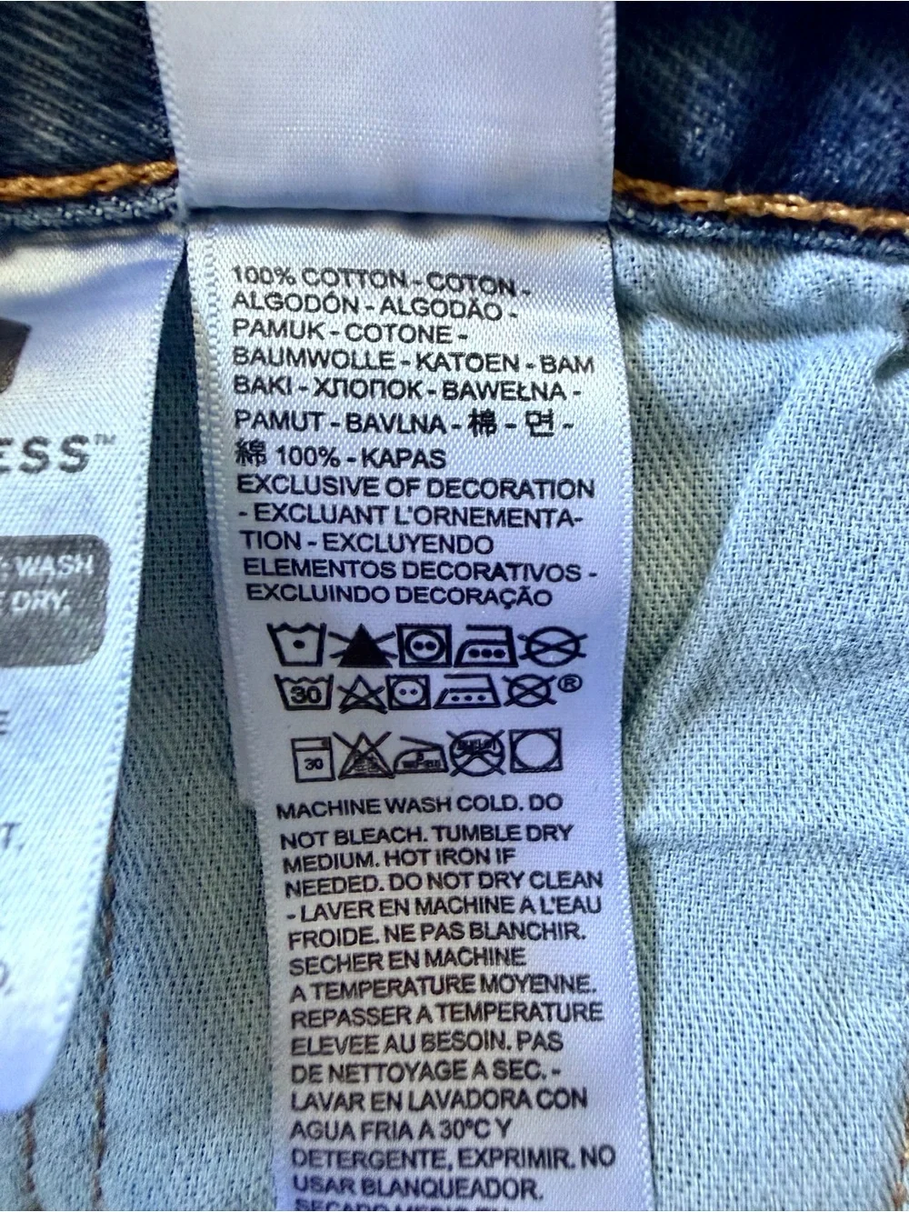 Levi’s 501 Distressed Straight Leg Jeans W32 L36